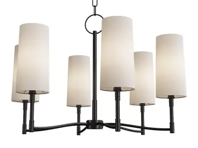 Dillon Chandelier Low-poly 3D model