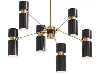 EDGAR chandelier with six lights 3D model