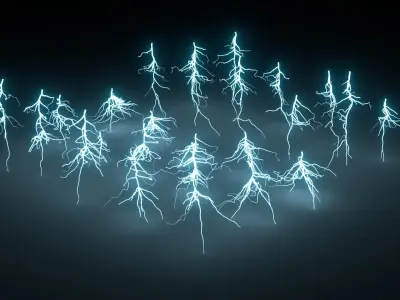 Lightning Pack v22 3D model