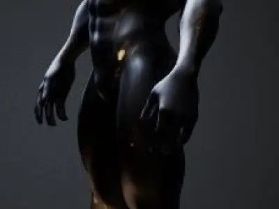 Alien 3D model 4