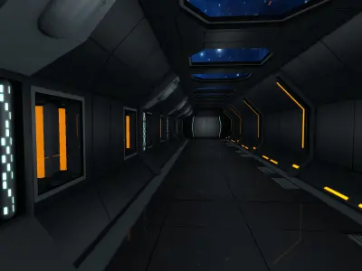 interior Corridor 3D model