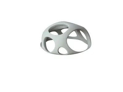 SciFi Cube Object No 57363 Low Poly Shape Low-poly 3D model