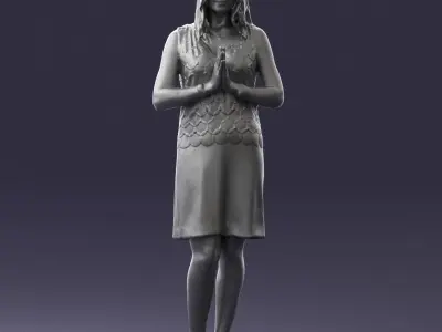 Light woman 0361 3D model