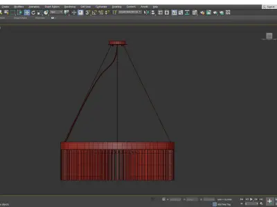 RANENNA CHANDELIER Low-poly 3D model