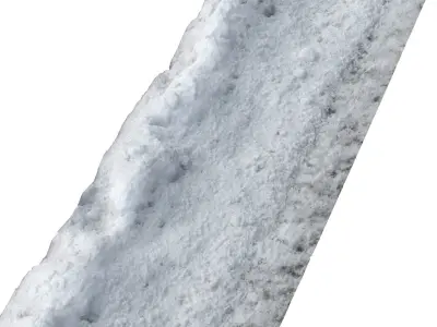 Snow scan 5A Low-poly 3D model