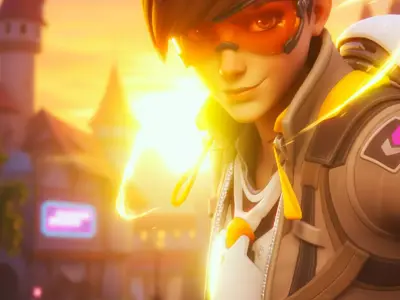 TRACER Lena Oxton  Overwatch Hero 3D model