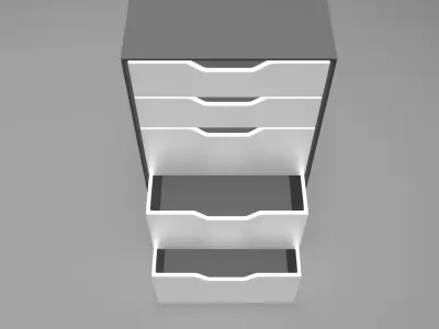 Floor Unit 3D Model Low-poly 3D model