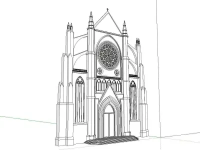 Architecture-Religion-God-Culture-Temple-0242 church 3D model