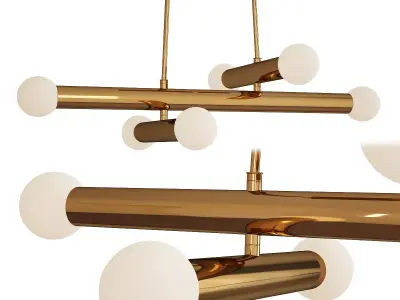 Emerson Chandelier Low-poly 3D model