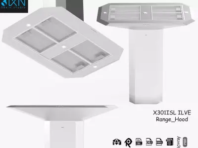 Island Range Hood X301ISL ILVE 3D model