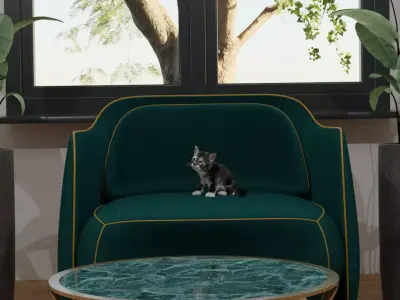 Sofa The origin of sofa 3D model