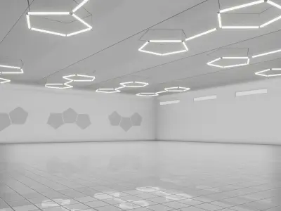 3D SCI-FI ART GALLERY Museum Interior 3D model