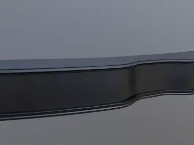 Sci -Fi Desk Low-poly 3D model