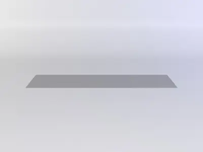 Floor platform Low-poly 3D model