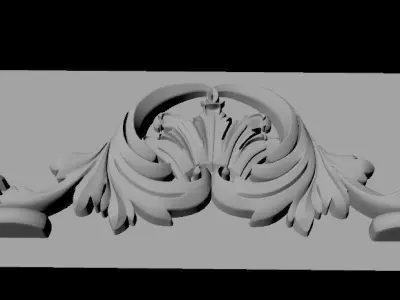 dekor ornate corbel 3D model purchase