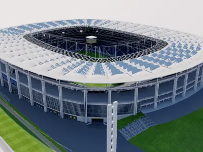 Deutsche Bank Park - Frankfurt - Germany 3D model 3D model