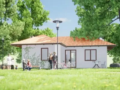 003Small house 1f65m2 Free 3D model