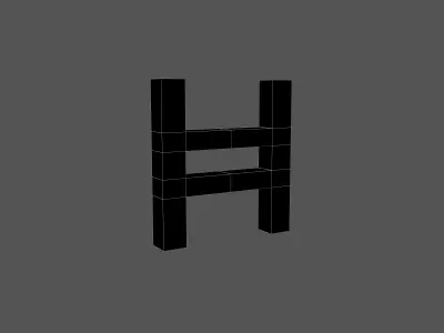 Hedera Coin v2 002 Low-poly 3D model