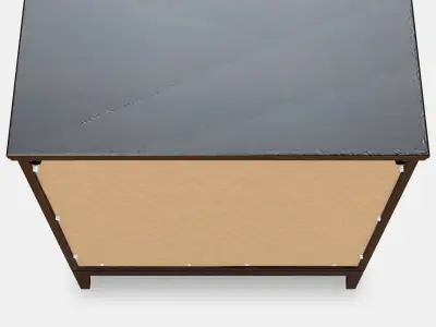 IDANAS Chest of 4 drawers 1 Low-poly 3D model