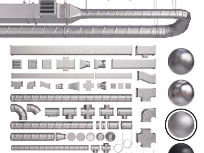 Ventilation System 2 3D model