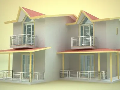 HOME MINIMALIST 3D model