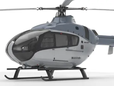 Generic Helicopter 01 3D model