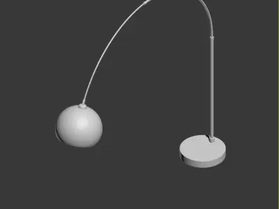 Bow Large Floor Lamp 3D model
