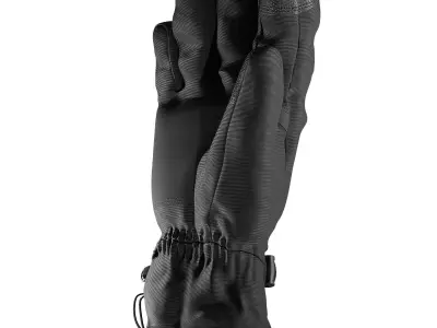 realistic glove heated gloves for motorcycles and snowmobiles Low-poly 3D model