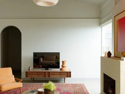 living room 3D model 139