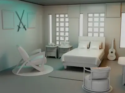 INTERIOR DESIGN 3D model 15