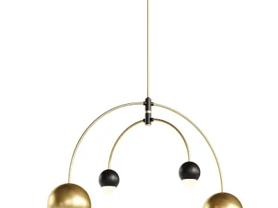 Willow Chandelier 3D model