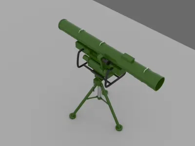 CORSAR light portable missile system 3D model
