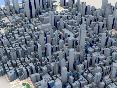 New York City USA 3D model