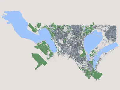 Cagliari Municipality Sardinia Italy 3D model