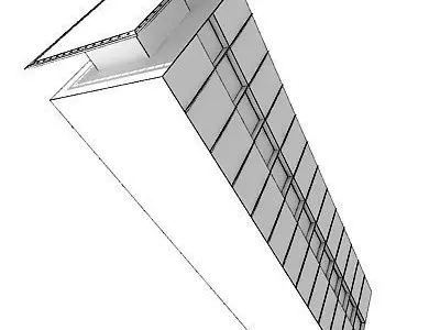 Tall city Building 103 Low-poly 3D model