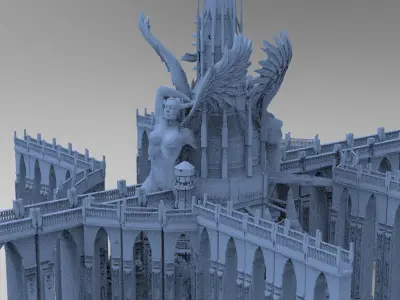 KING ARTHURS CAMELOT Tower system 3D model