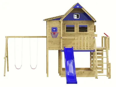 Tower playhouse Wickey Smart BlueHouse 3D model