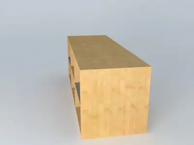 Shelf Cabinet DOORS HDO2FS 6 17 BRW Milano Oak 3D model