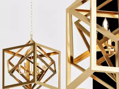 CUBIST Chandelier 3D model
