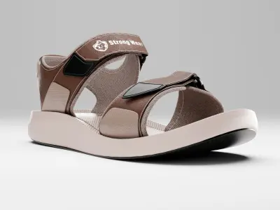 sandals Low-poly 3D model