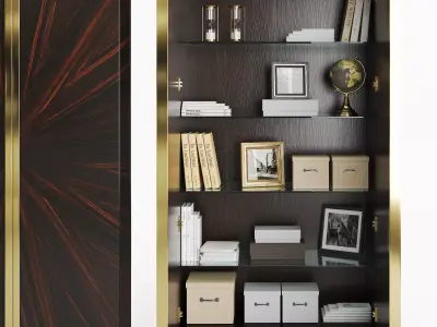 Theodore Alexander Hunter Tall Cabinet 3D model