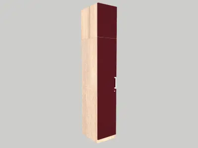 Godrej Wardrobe Door 450 W Low-poly 3D model