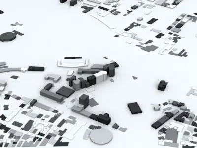 Tbilisi Streets and Buildings 3D model