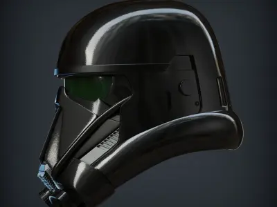DEATH TROOPER Helmet 1to1 scale 3D print model