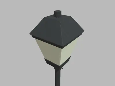Street Lights 01 02 03 04 05 06 Low-poly 3D model