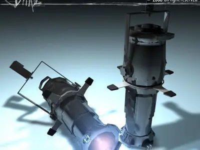 stage light - ETC 3D model