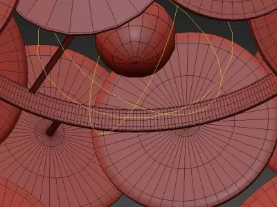 Lyustra Butaphone pendant 3D model