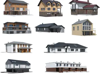 Cottage Collection 03 3D Model Pack