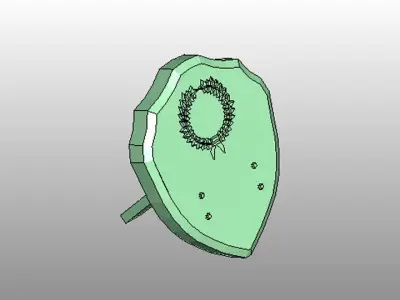 Trophy - Shields 3D model