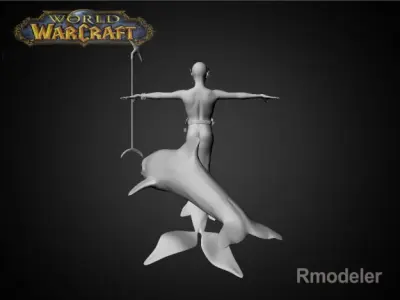 Mermaid April 3D model